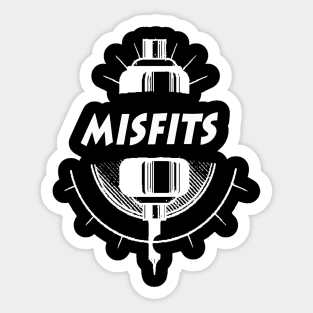 vintage misfits band Sticker